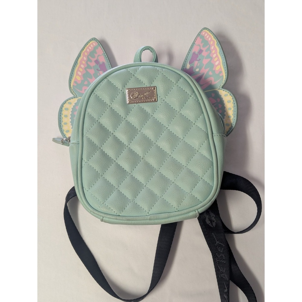 Betsey Johnson Luv Betsey Mini Mint Butterfly Backpack w/ rotatingWings